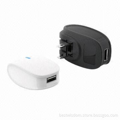 Folding Plug Charger for iPad Mini, 5V/1A, Supports iPad, iPhone, Samsung Tab and More